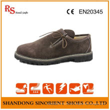 China Suede de vaca de cuero de goma suave suela zapatos de seguridad de los hombres Alemania RS008
